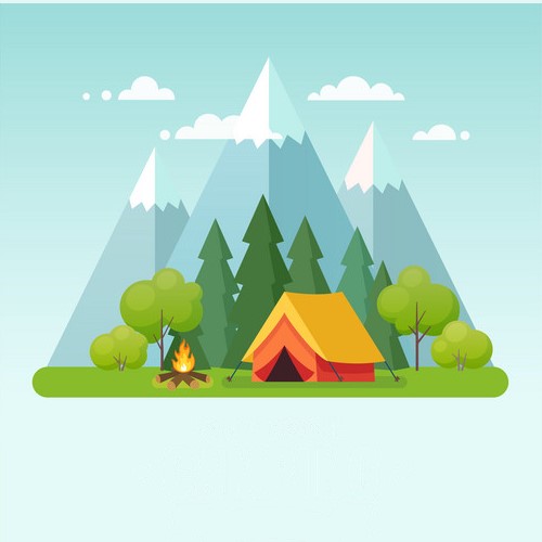 Camping Day Vocabulary Set - Learn English For Free