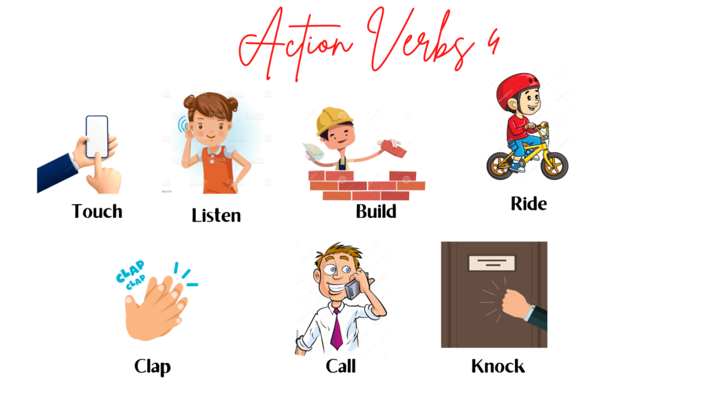English Action Verbs Lesson - Learning And Studyng Online (4)