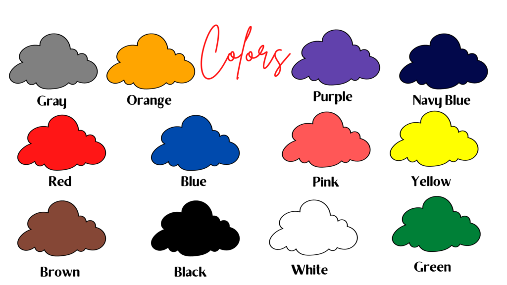English Colors Lesson 7 - Study Free Online - Vocabulary USA