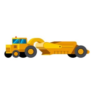 Tractor Scraper Heavy Construction Equipment List - English Vocabulary And Free Online Games